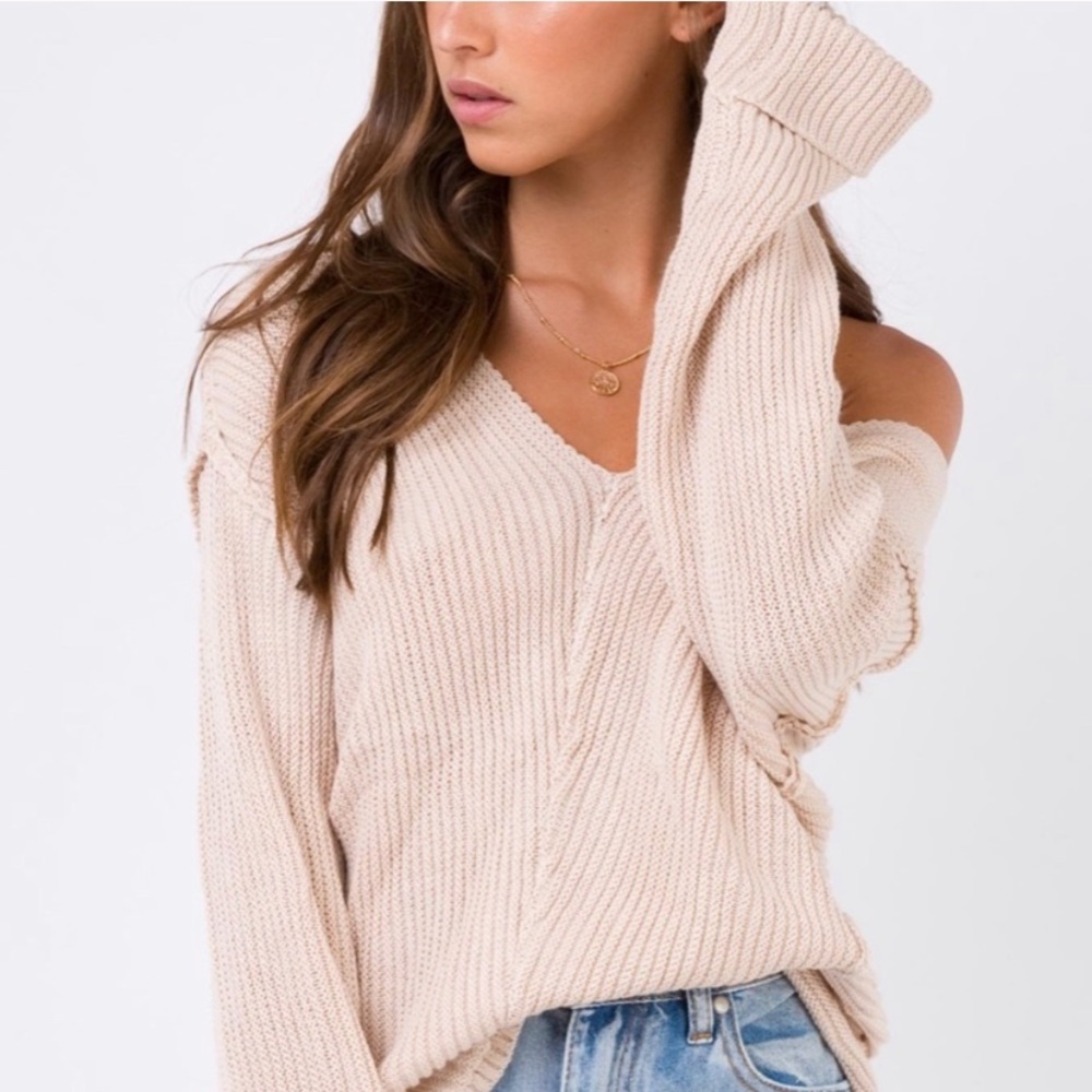 Princess Polly Light Pink sweater